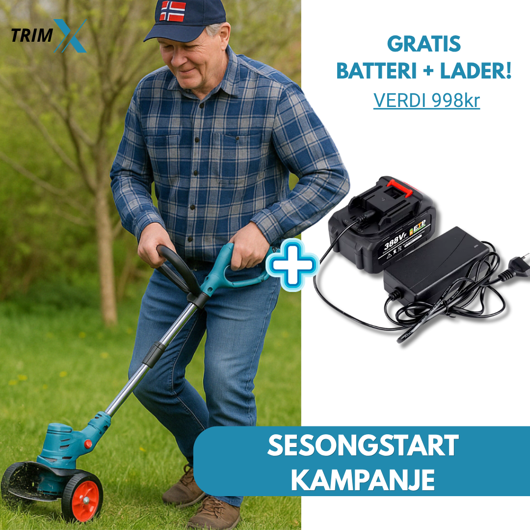 Trim-X 2.0 - Nå med kraftigere motor og sterkere blader