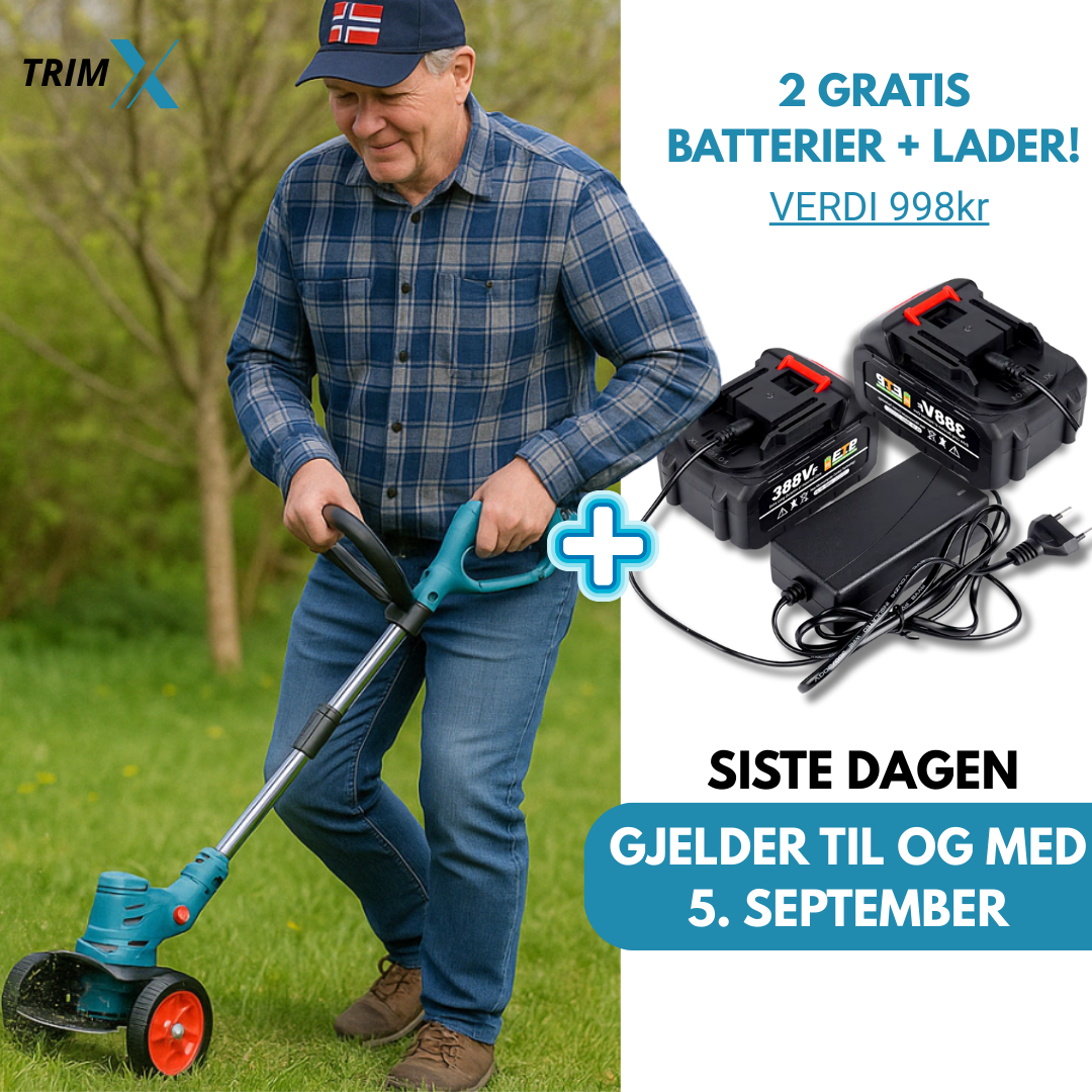 TrimX - 3-i-1 gresstrimmer