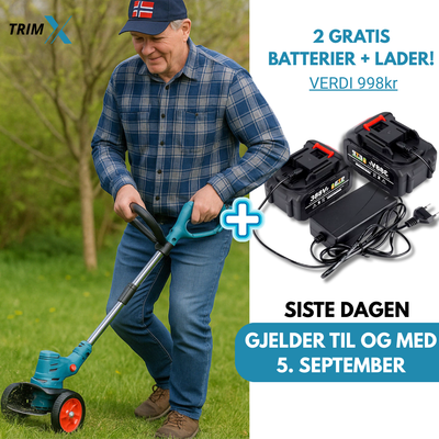 TrimX - 3-i-1 gresstrimmer